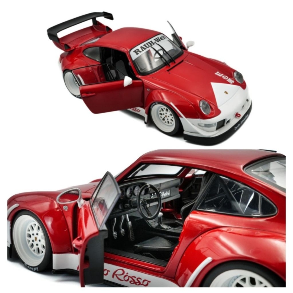Solido, Porsche 911 (993) RWB Porco Rosso 2020