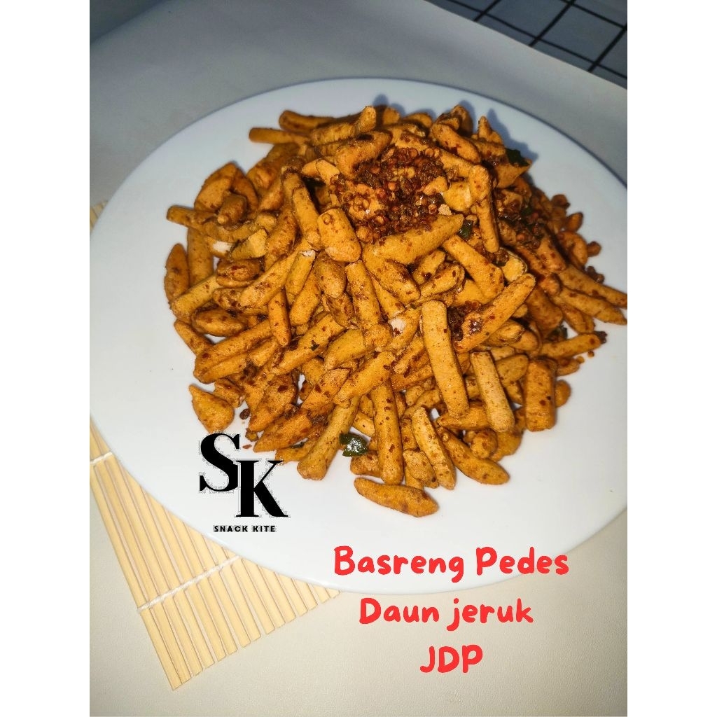 

Basreng Pedes Daun jeruk JDP
