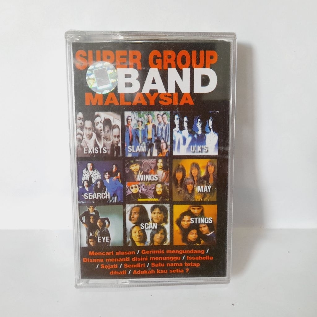 Kaset Super Group Band Malaysia - Exists Slam Search Stings VA (Segel)