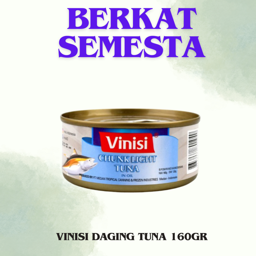 

VINISI DAGING TUNA 160GR / CHUNK TUNA 160GR