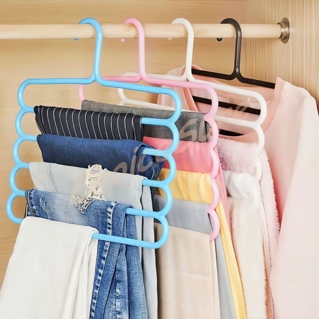 hanger hijab/hanger hijab 5 susun/gantungan kerudung/gantungan 5 susun/gantungan 5 susun plastik