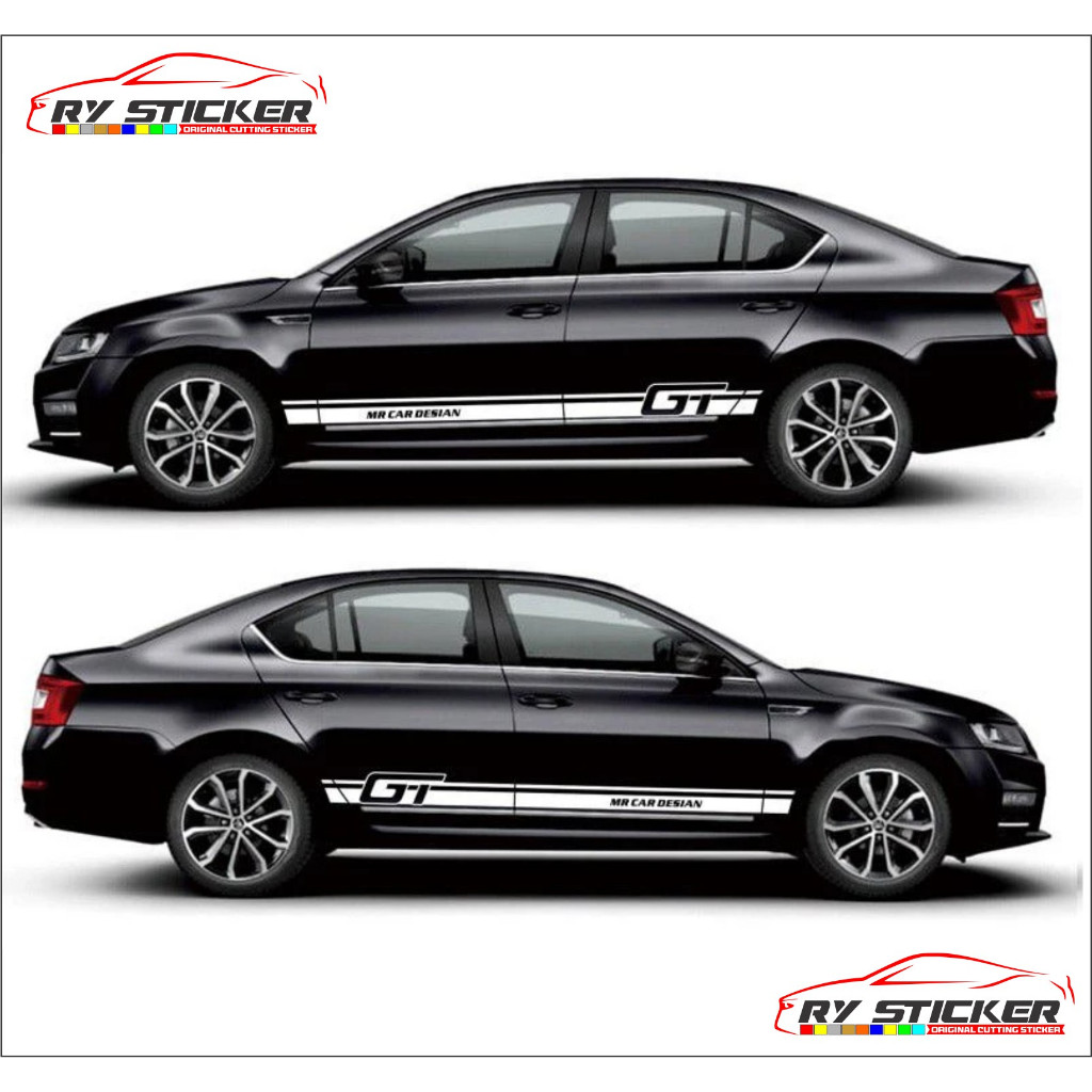 Stiker sticker Mobil Sedan Civic Camry Corola Vios dll Cutting stiker sedan keren terbaru