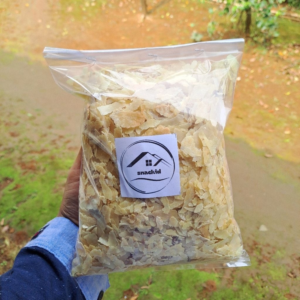 

500gr emping melinjo mentah remukan kecil