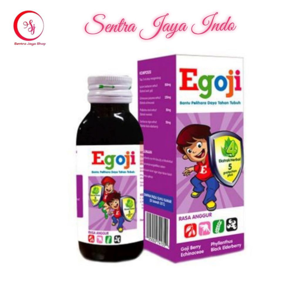 Egoji Sirup Rasa Anggur 100 ml 100ml
