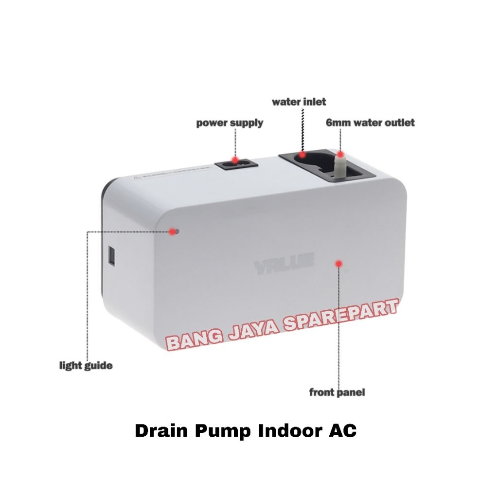 Pompa Drain Pump Indoor AC - Pompa Drain Pembuangan Air AC VALUE