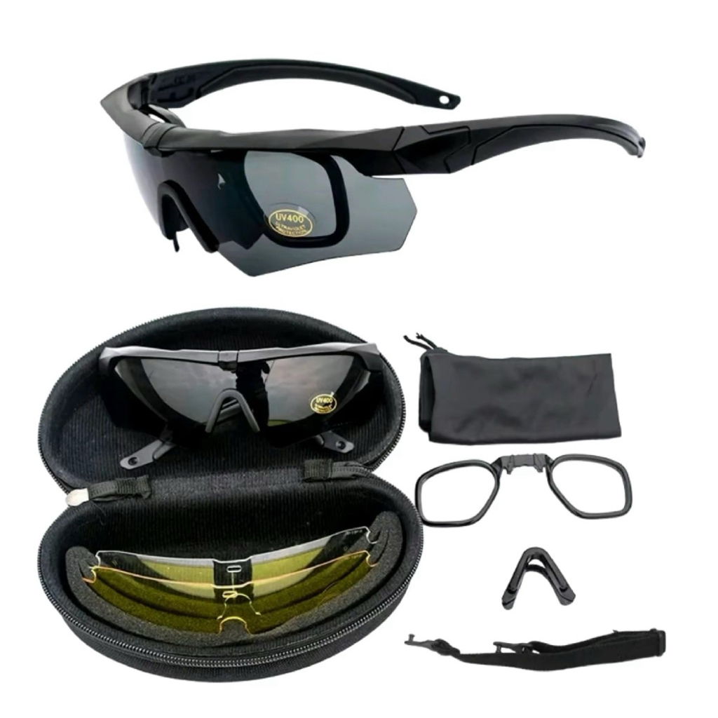 Kacamata Pria Outdoor Kacamata Fashion Pria Kacamata Crosbow 3 Lensa Free Frame Lensa minus