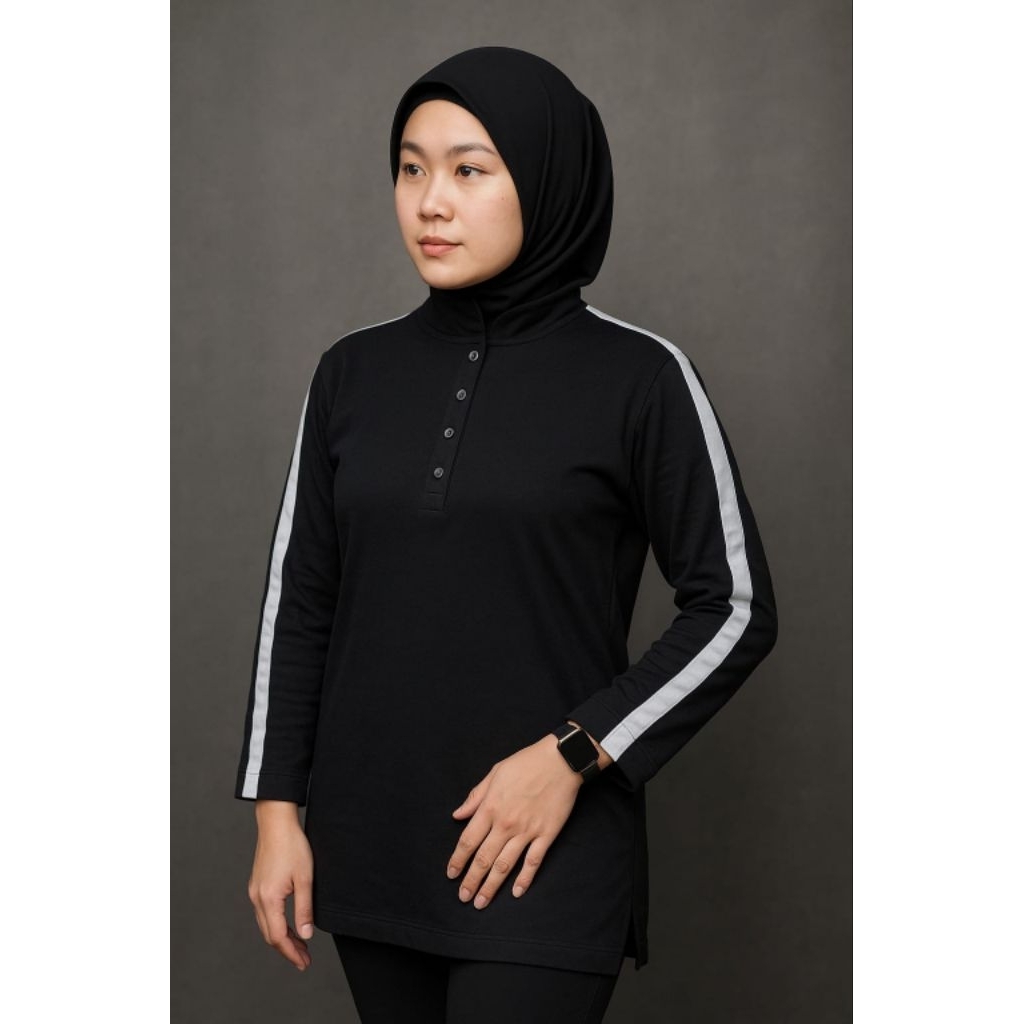 Brand Bandung - Kaos Muslim Tunik Terbaru/Kaos Tunik Shakila/Kaos Tunik/Tunik Kaos