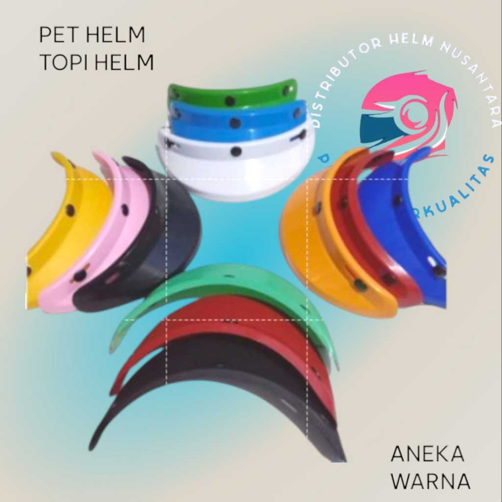 Promo Pet topi helm pendek / Pet helm pendek / Pet topi helm carglos / Pet helm pendek original