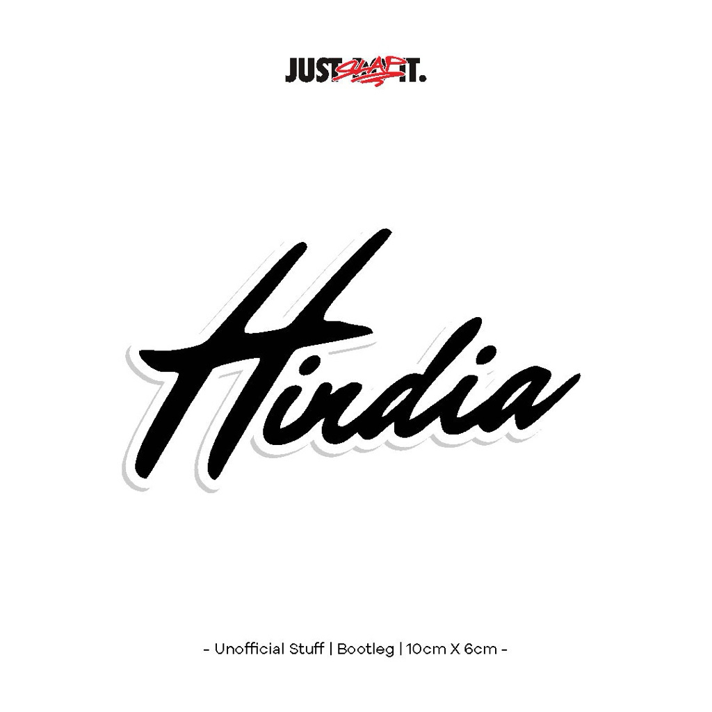 

Sticker Hindia Bootleg - Vinyl Anti Air | Stiker Band Lokal Aesthetic Laptop HP Motor