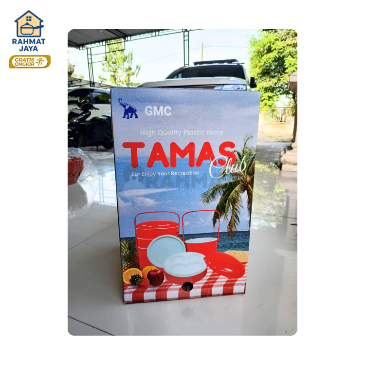 NEW Rantang Piknik TAMAS Club Susun 3 Ukuran Besar Promo