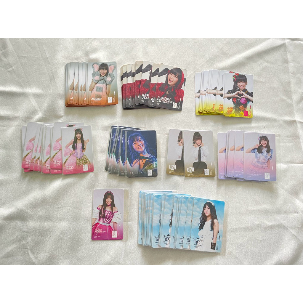 MUSIC CARD (MC) PHOTOCARD (PC) TRADING CARD (TC) GUIDE BOOK JKT48 OFFICIAL ORIGINAL CINDY YUVIA YUPI
