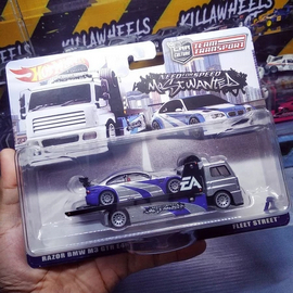 HOTWHEELS LIMITED CUSTOM - TEAM TRANSPORT BMW M3 GTR (Need For Speed)
