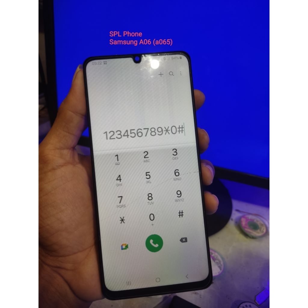 LCD SAMSUNG A06/A065 ORI COPOTAN MINUS