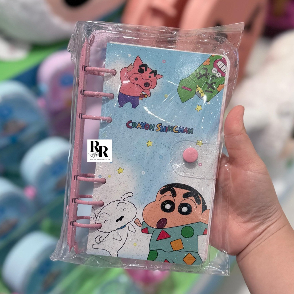 

Miniso x Crayon Shinchan - Notebook / Crayon Shinchan Super Costume Adventure Collection Loose Leaf Book with Covers (80 Sheets)