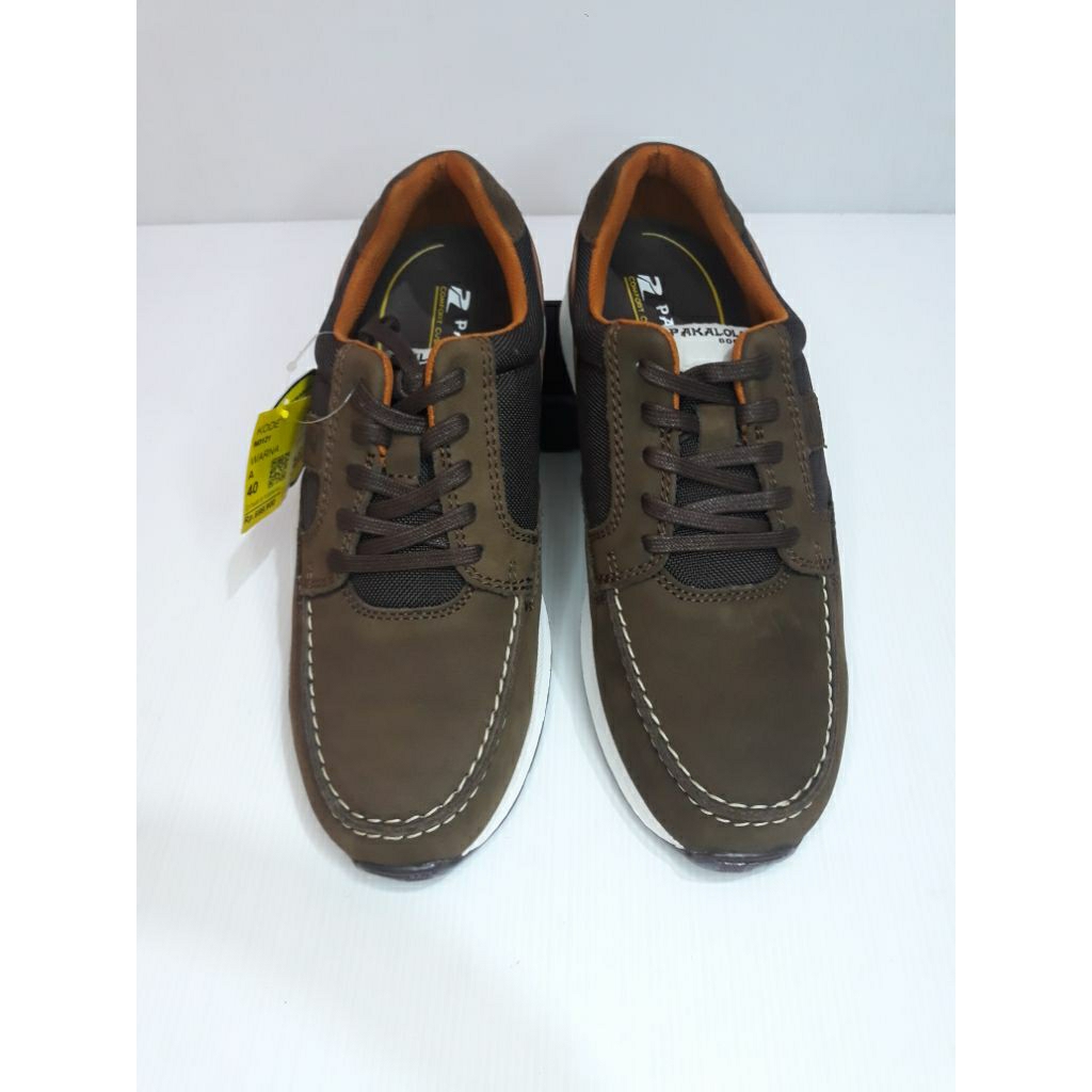 SEPATU PAKALOLO ASLI KULIT ORIGINAL N0121 BROWN