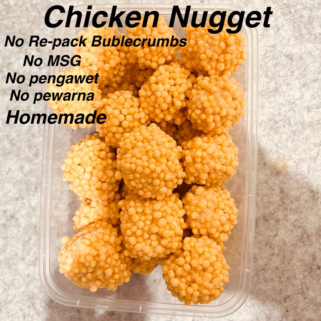 

CRİSPY CHICKEN NUGGET Bublecrumbs No MSG No pengawet Homemade
