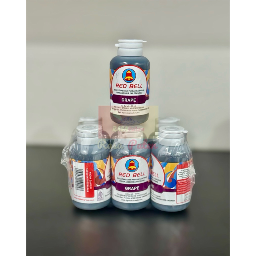 

RED BELL PASTA 55 ml GRAPE / ANGGUR Halal BPOM RI COD Satuan / Lusinan