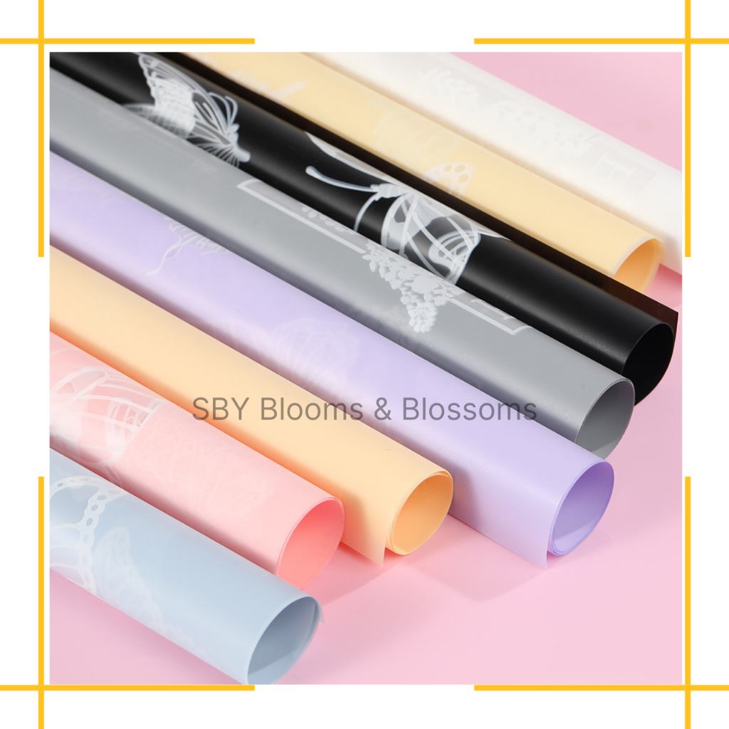 

KB6196 BUTTERFLY CELLOPHANE MOTIF KUPU KUPU ECER LEMBARAN KERTAS BUKET BUNGA WRAPPING PAPER