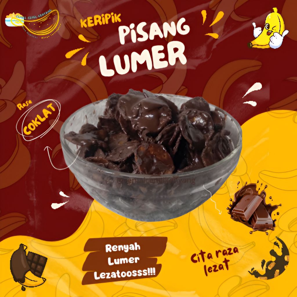 

Keripik Pisang Lumer CCK Rasa Coklat