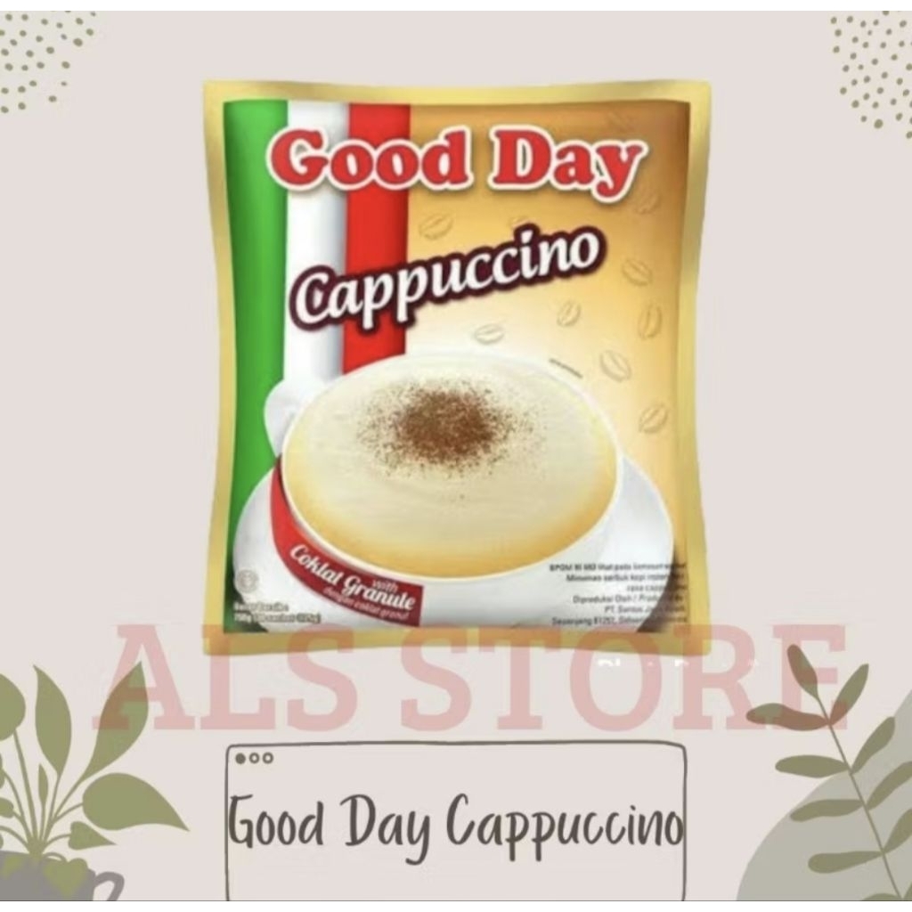 

Good Day Kopi Cappuccino 30x25gr Harum & Enak