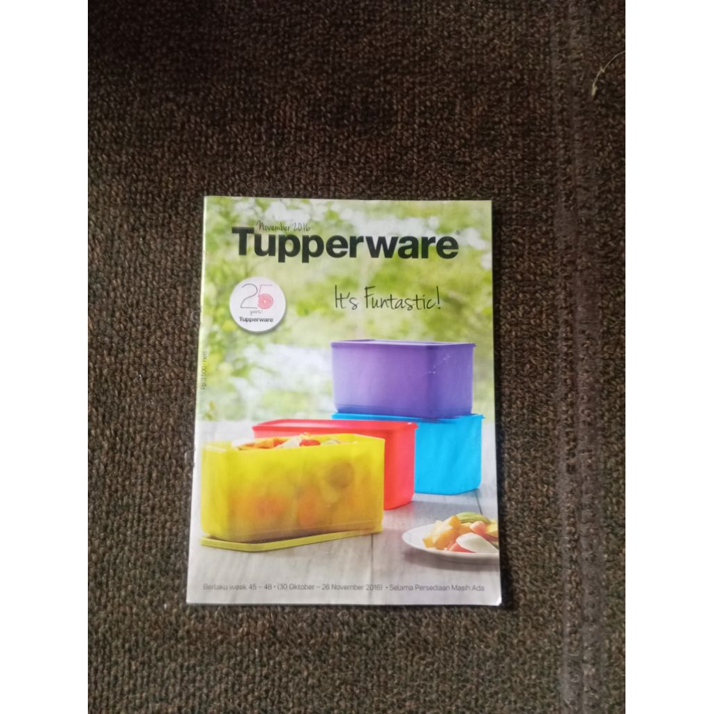 Buku katalog Tupperware edisi november 2016