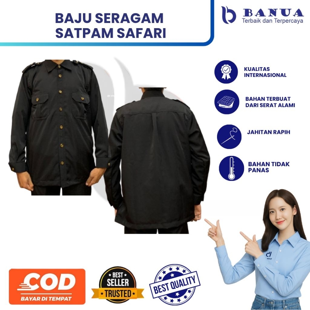 BAJU SATPAM SAFARI  SERAGAM SATPAM SAFARI  BAJU SERAGAM SATPAM SAFARI  BAJU