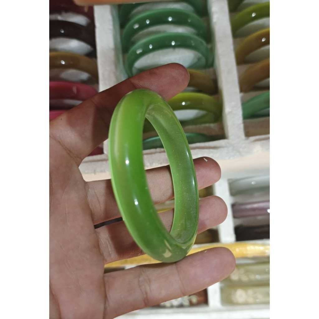 Gelang GIOK cina Asli Giok Hijau China original ori