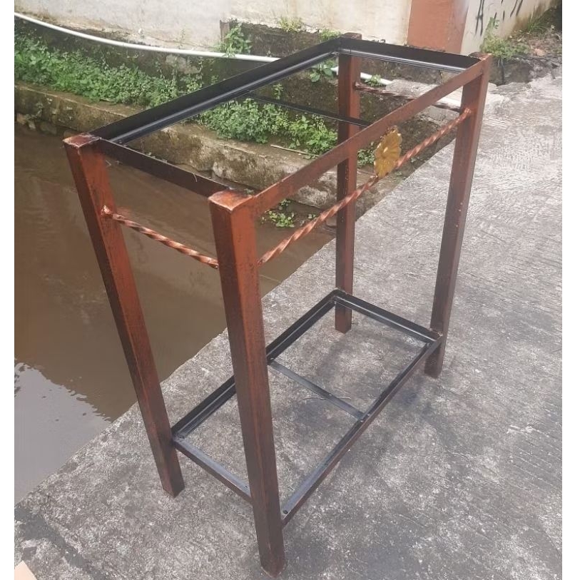 Rak besi aquarium 50x30 murah kuat dan tahan lama