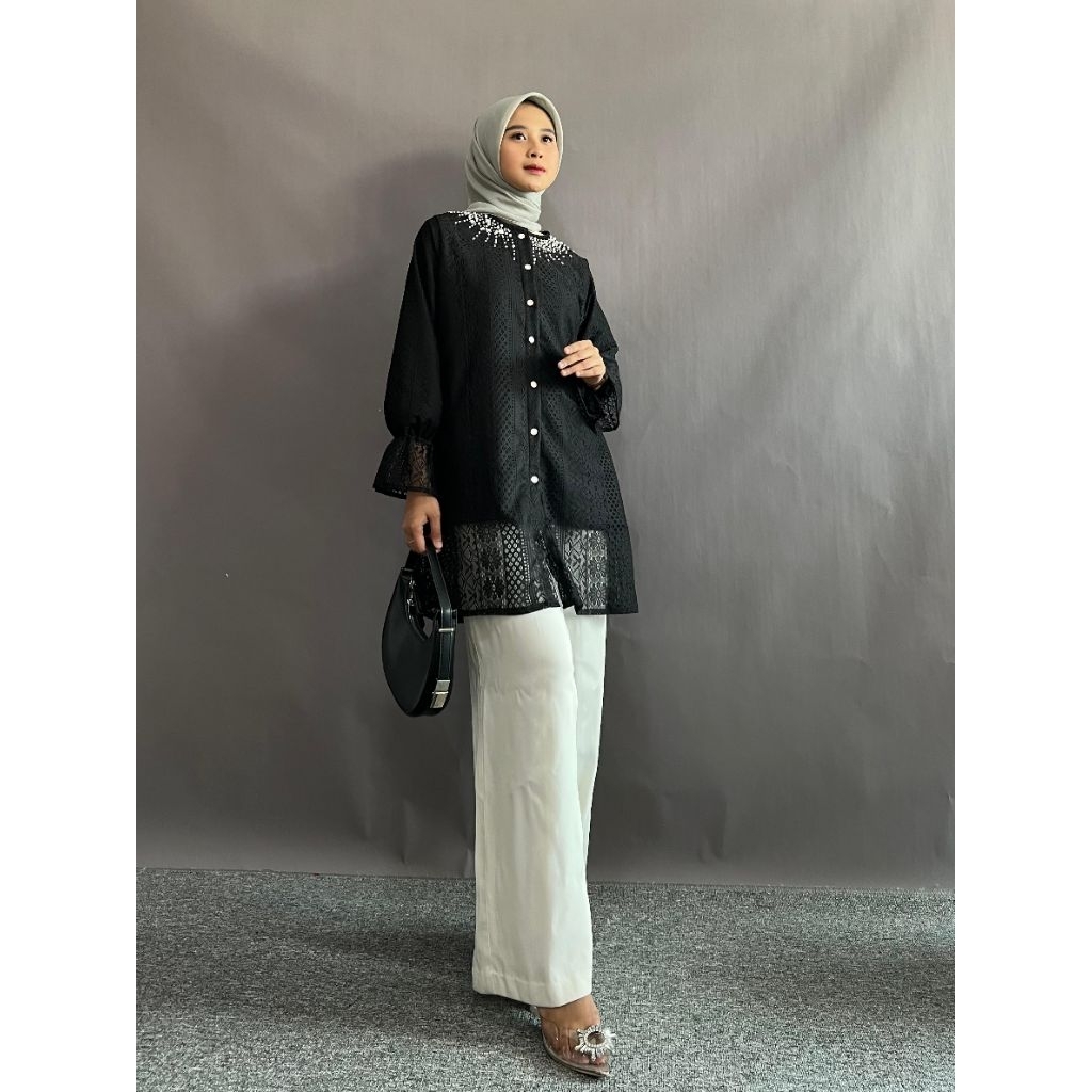 BROKAT ATASAN WANITA MODERN_ATASAN WANITA TERKINI_ BROKAT PAYET MODERN