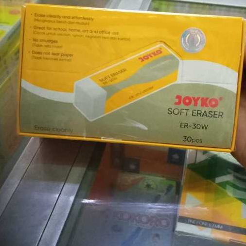 

Penghapus Joyko ER-30w satu pack isi 30