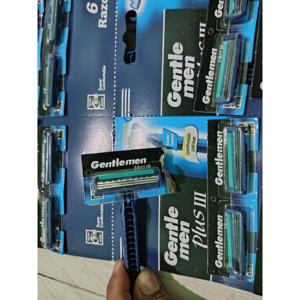 Pisau Cukur Jenggot Kumis 3mata Pisau