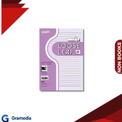 

Gramedia Medan -ESTUDEE LOOSE LEAF J COLOR A5 50 PURPLE