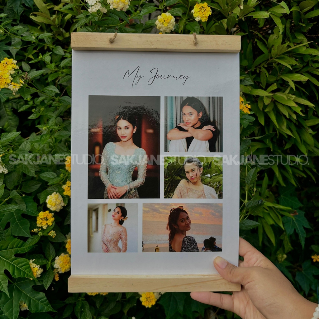 Pigura Kayu 20x30 Cetak Foto Kado Custom Unik Glossy (TANPA PO)