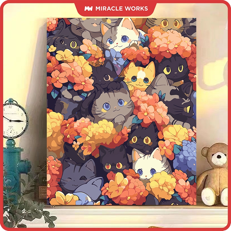 

MW Paint By Number Kit 40x50cm Lukisan Kanvas DIY Digital Painting Kit