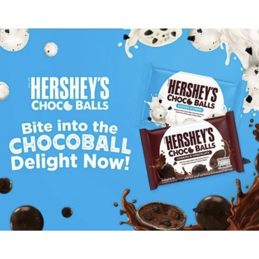 

Hershey's Choco Balls 36gr Malaysia Satuan