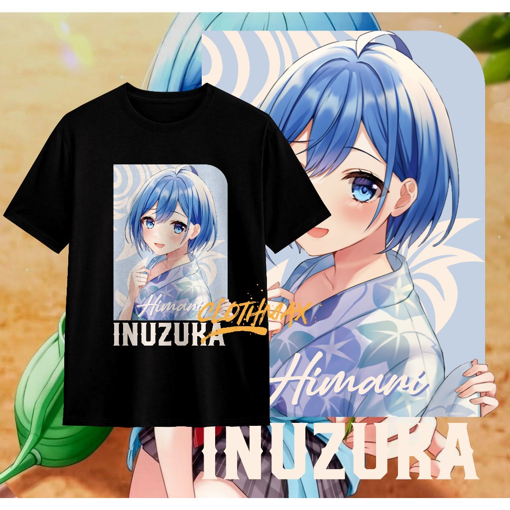 Kaos Tshirt Baju Himari Inuzuka Anime Danjo no Yuujou wa Seiritsu Suru | Yuu Natsume Baju Premium