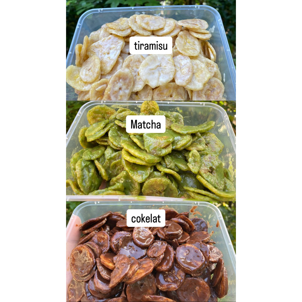 

KERIPIK PISANG COKELAT LUMER paket hemat kemasan 500mili