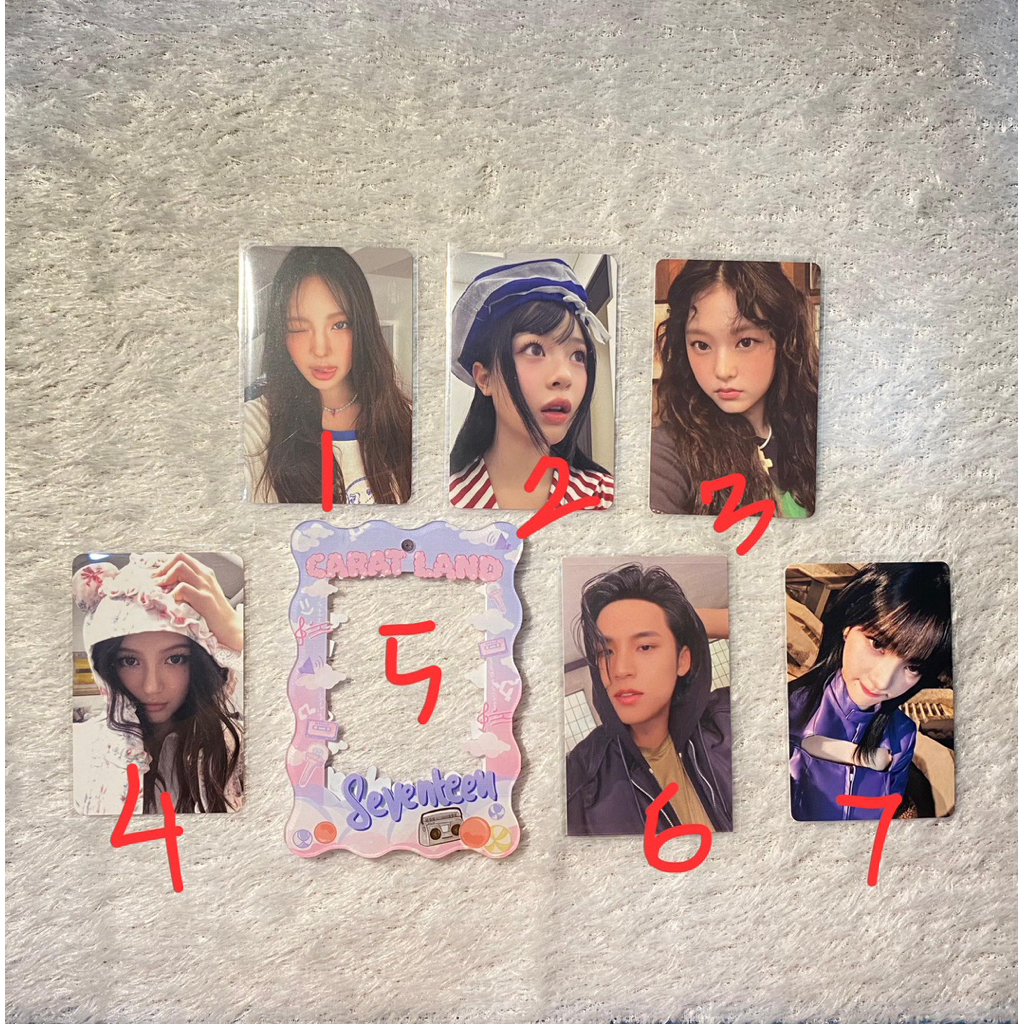 wts photocard official & cahol