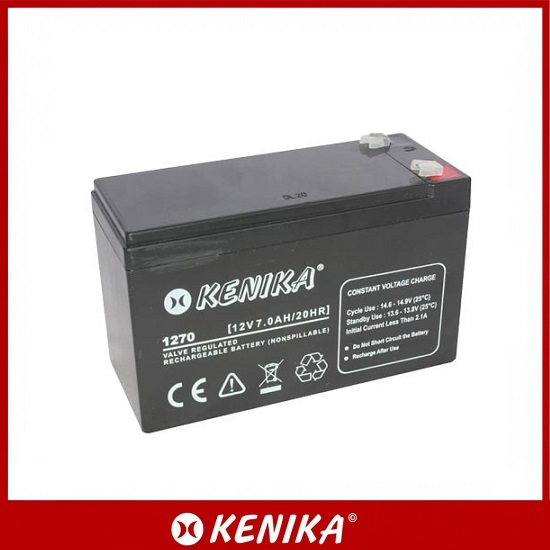 KENIKA Baterai UPS 12V 7AH Sealed Lead Acid Battery ORIGINAL