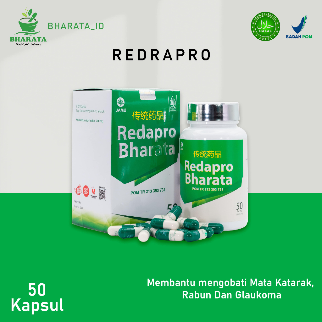 Redrapro Bharata - Obat Katarak Tanpa Operasi, Rabun Senja, Glaukoma