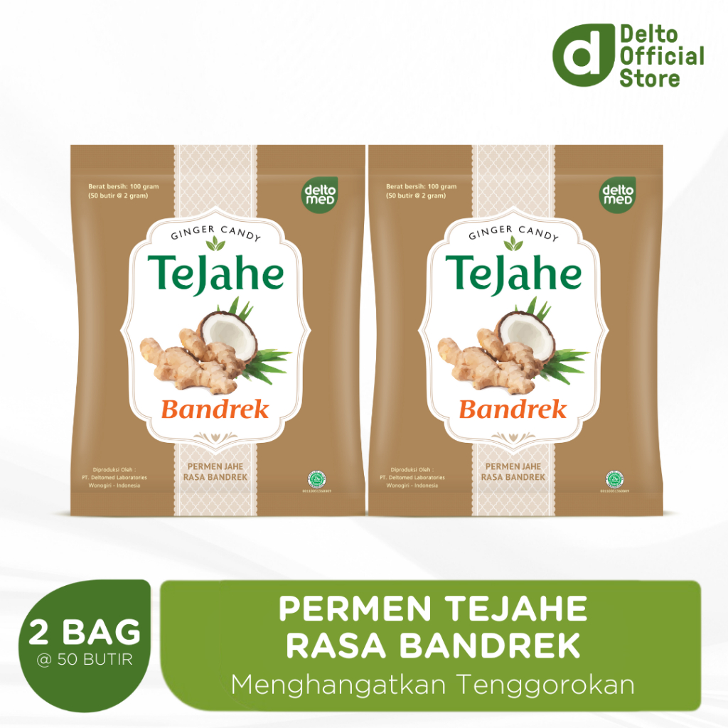 

Permen Tejahe Rasa Bandrek Bag 50 Butir - Permen Jahe & Kelapa Menghangatkan Tubuh & Suasana yang Dingin