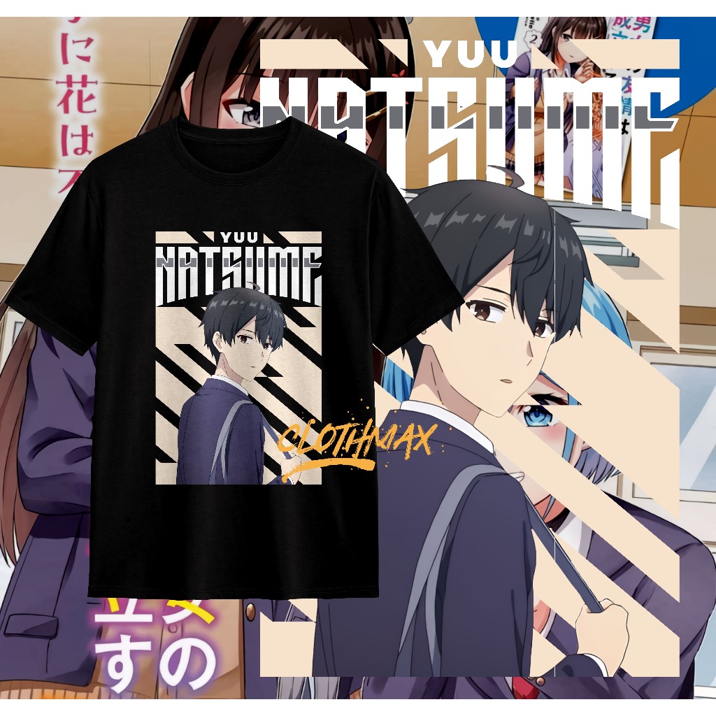 Kaos Tshirt Baju Himari Yuu Natsume Danjo no Yuujou wa Seiritsu Suru | Inuzuka Anime | Baju Premium