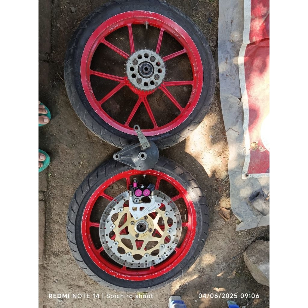 VELG DAYTONA ORIGINAL WARNA MERAH