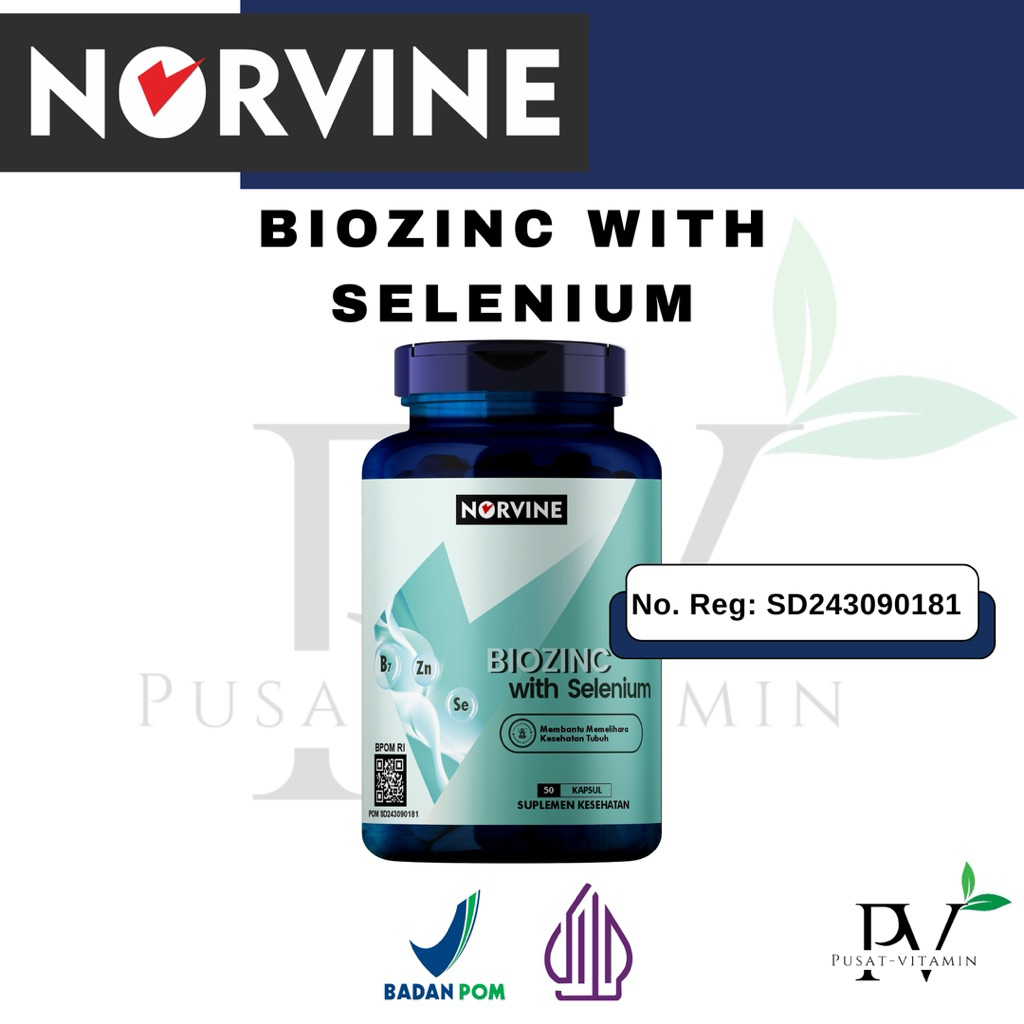 Norvine Biozinc With Selenium