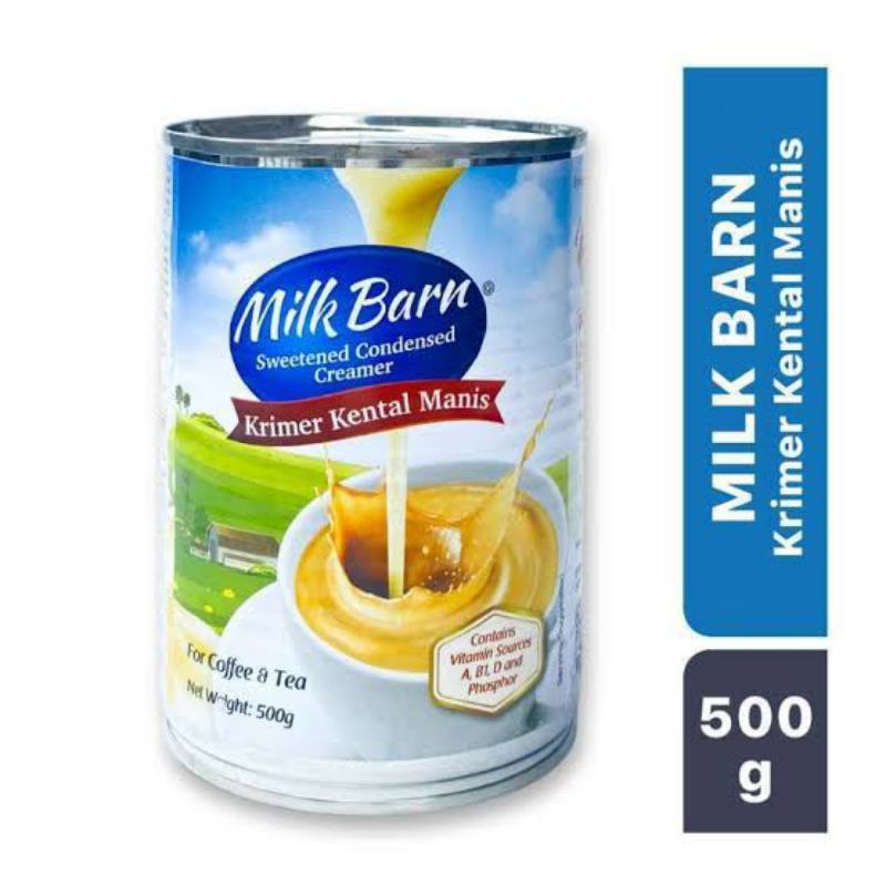 

[oddsolshop] pekanbaru/Milk Barn Krimer Kental Manis 500GR Kaleng Sweetened Condensed Creamer