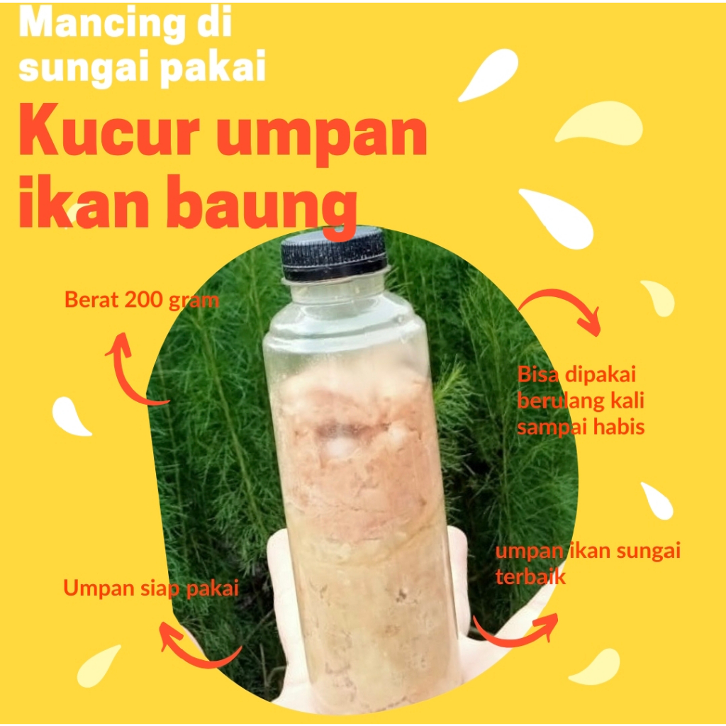 PROMO Kucur Umpan Ikan Baung 200gr Lele Patin Lais