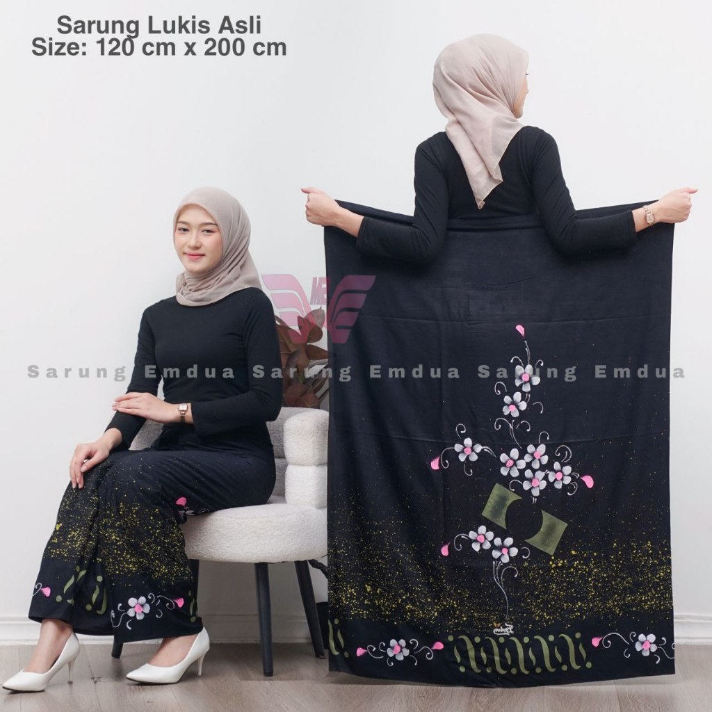Sarung Aqil gloyor / sarung gloyor lukis putri / sarung lukis Aqil / sarung batik Aqil