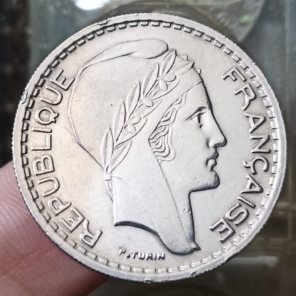 Koin Kuno Perancis / France 10 Francs Tahun 1949