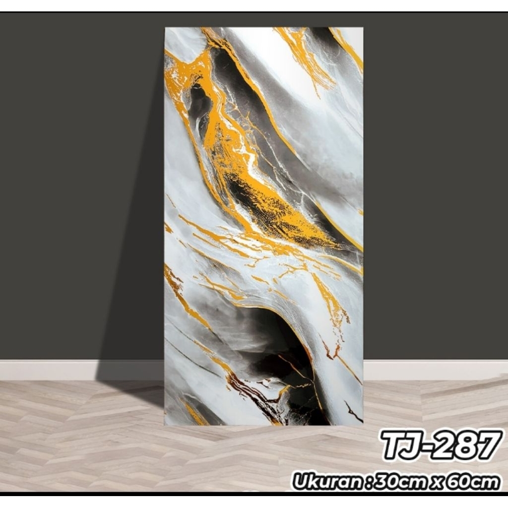 PAKET 10 LEMBAR Wallpaperfoam Marmer Dinding Vinyl Marble 30 x 60 cm 0,3cm / dinding vinyl / Lanta V