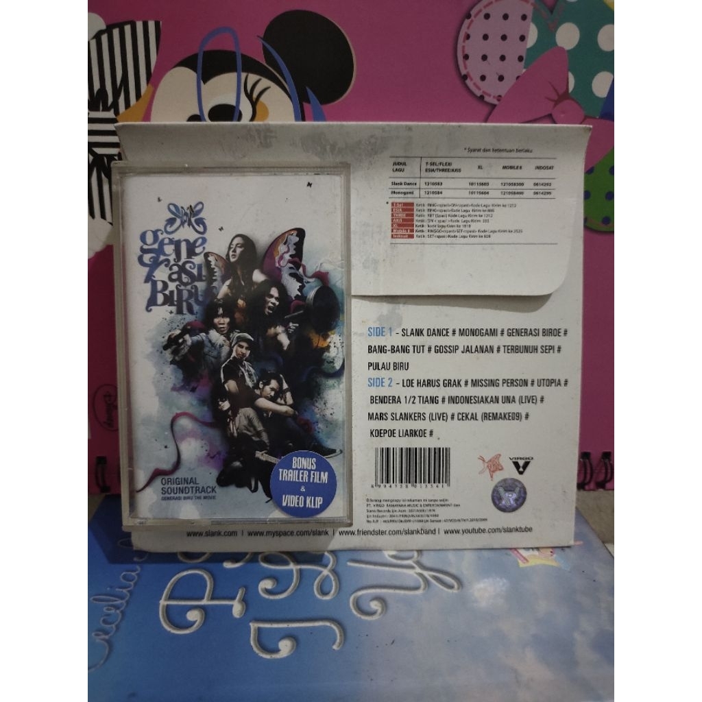 kaset pita Slank generasi biru original soudtrak